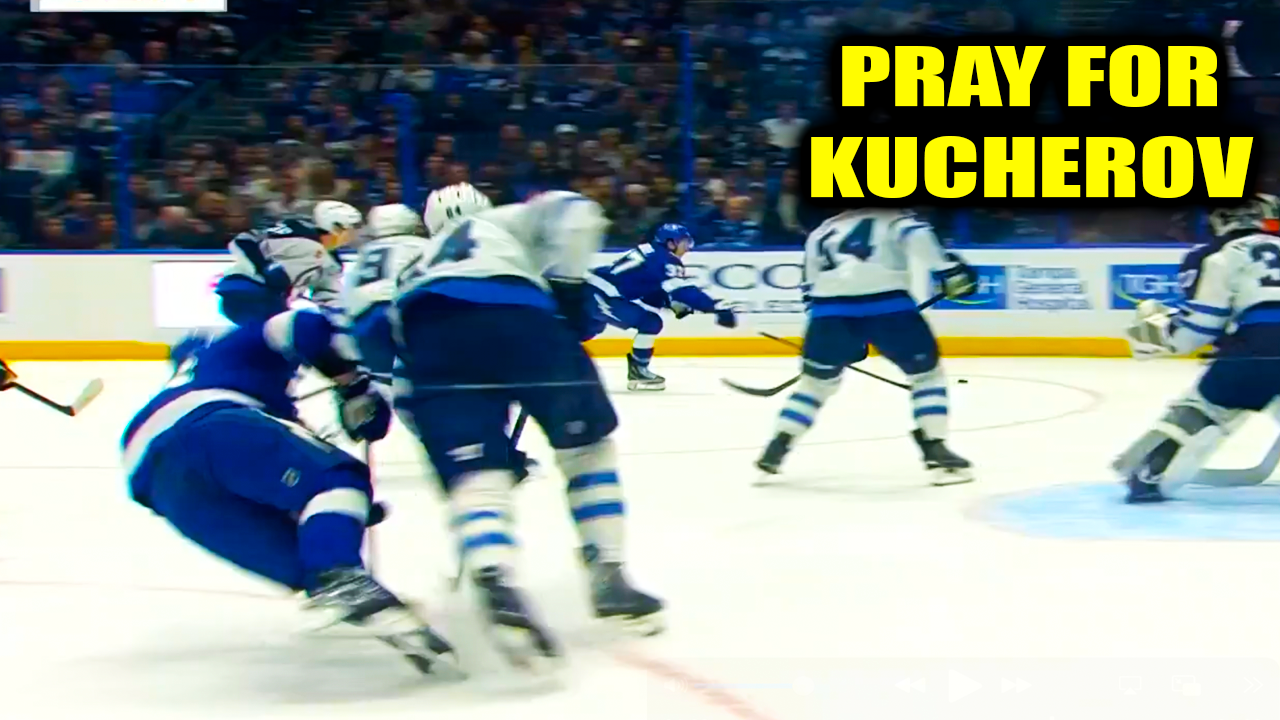 Nikita Kucherov Injury After Logan Stanley Collision | Tampa Bay Lightning vs Winnipeg Jets 2026 Highlights