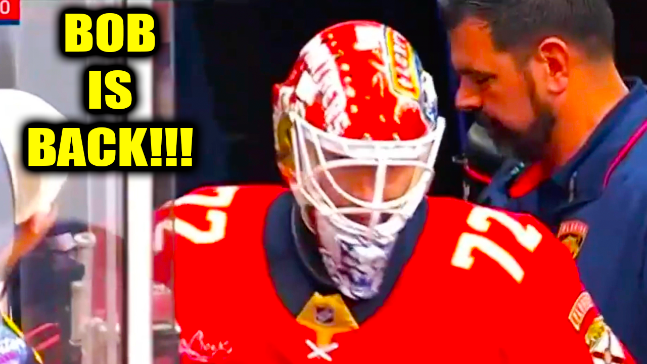 Sergei Bobrovsky Returns After Goalie Fight with Alex Nedelkovijc | Panthers vs Sharks 2026 Highlights