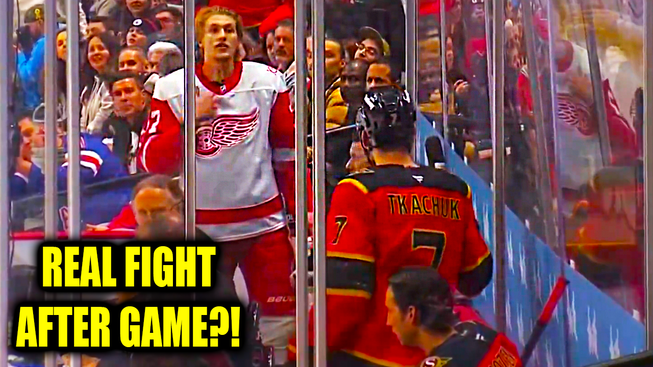 Brady Tkachuk Threatens to Fight Simon Edvinsson After Game | Senators vs Red Wings 2026 Highlights