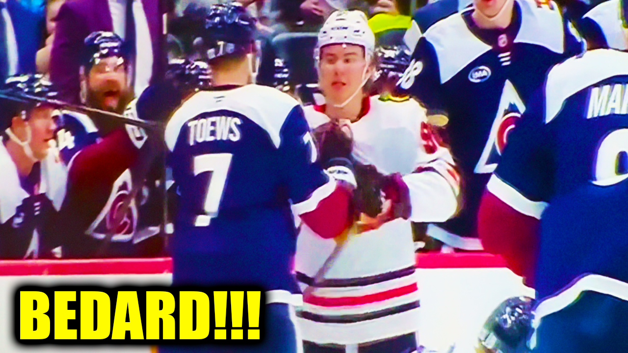 Connor Bedard, Devon Toews & Jack Drury Fight Scrum | Colorado Avalanche vs Chicago Blackhawks 2026 Highlights