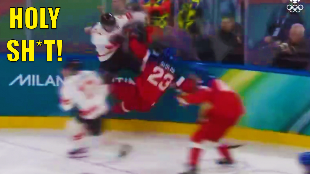 Connor McDavid HUGE HIT on Lukas Sedlak | Canada vs Czechia 2026 Winter Olympics Highlights