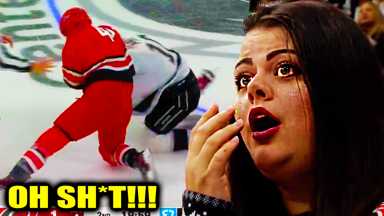 Corey Perry Jordan Martinook Fight Scrap at Puck Drop | LA Kings vs Hurricanes 2026 Highlights