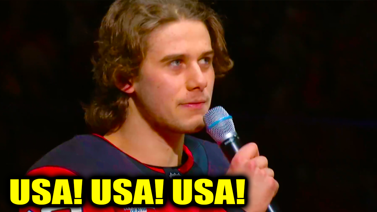 Jack Hughes Emotional Speech to Jersey Crowd about Team USA & Olympics Win | Devils vs Sabres 2026 Highlights