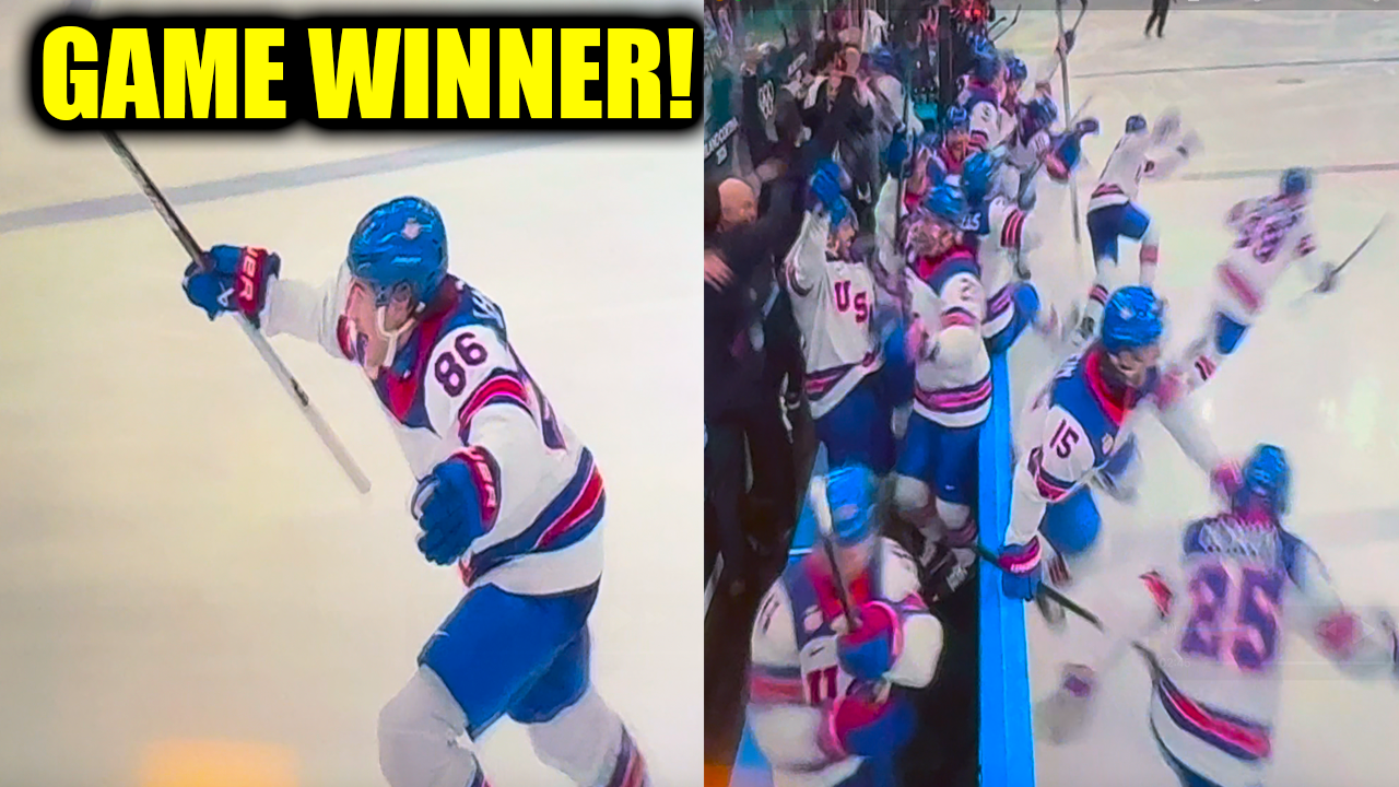 Jack Hughes Scores Winning Goal for Team USA Gold Medal | Canada vs USA 2026 Men’s Ice Hockey