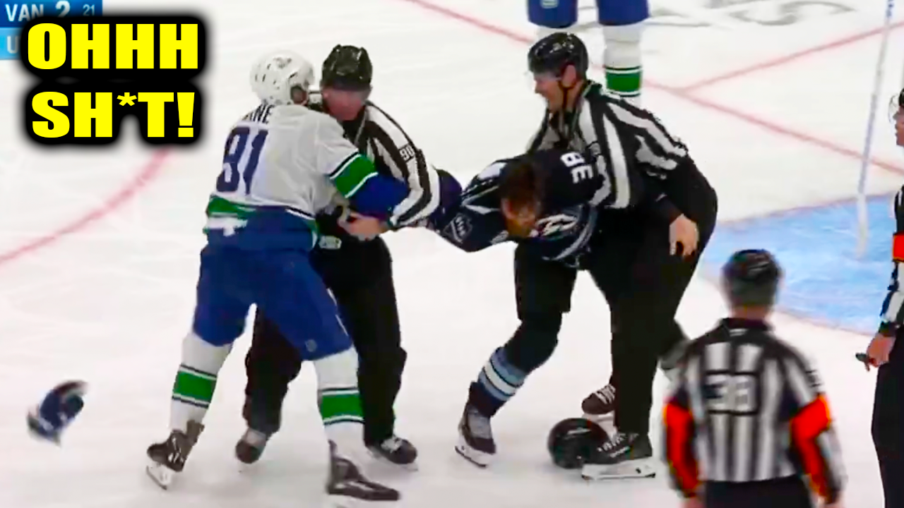 Liam O’Brien Evander Kane Fight Scrap | Vancouver Canucks vs Utah Mammoth 2026 Highlights
