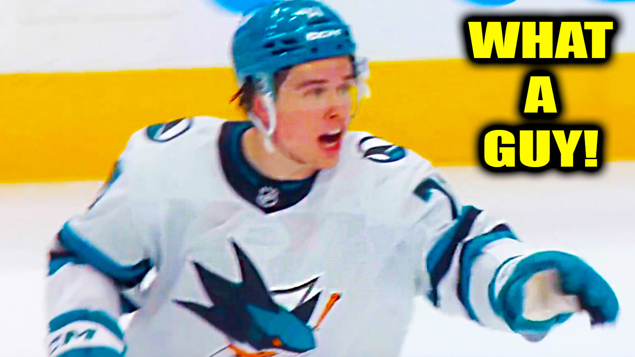 Macklin Celebrini tried to wave off a penalty on the Oilers | Sharks vs Oilers 2026 Highlights