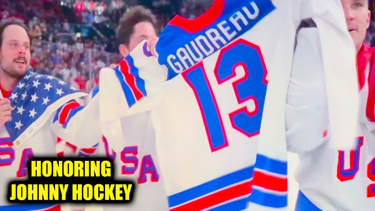 Team USA Honors Johnny Gaudreau with Victory Lap | Team USA vs Team Canada 2026 Men’s Ice Hockey