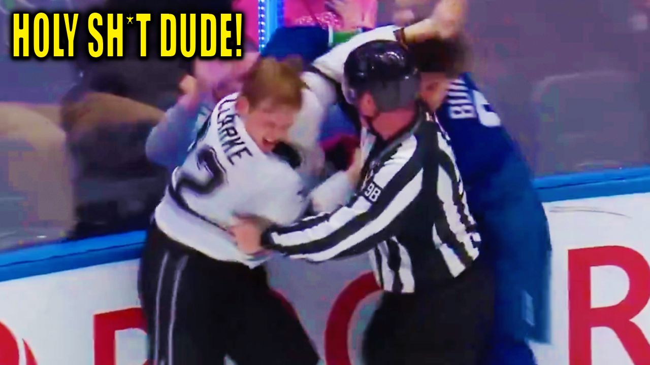Brandt Clarke Zeev Buium Fight Scrap | Vancouver Canucks vs LA Kings 2026 Highlights