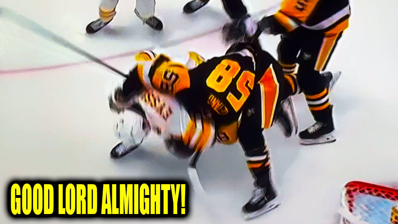Chris Letang Mikey Eyssimont Fight Scrum | Pittsburgh Penguins vs Boston Bruins 2026 Highlights