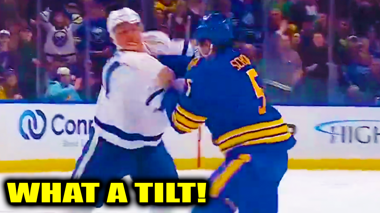 Dakota Joshua vs Luke Schenn Fight | Toronto Maple Leafs vs Buffalo Sabres 2026 Highlights