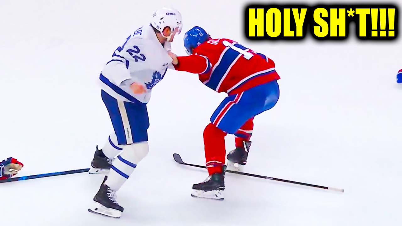 Jake McCabe Brendan Gallagher Fight Scrap | Toronto Maple Leafs vs Montreal Canadiens 2026 Highlights