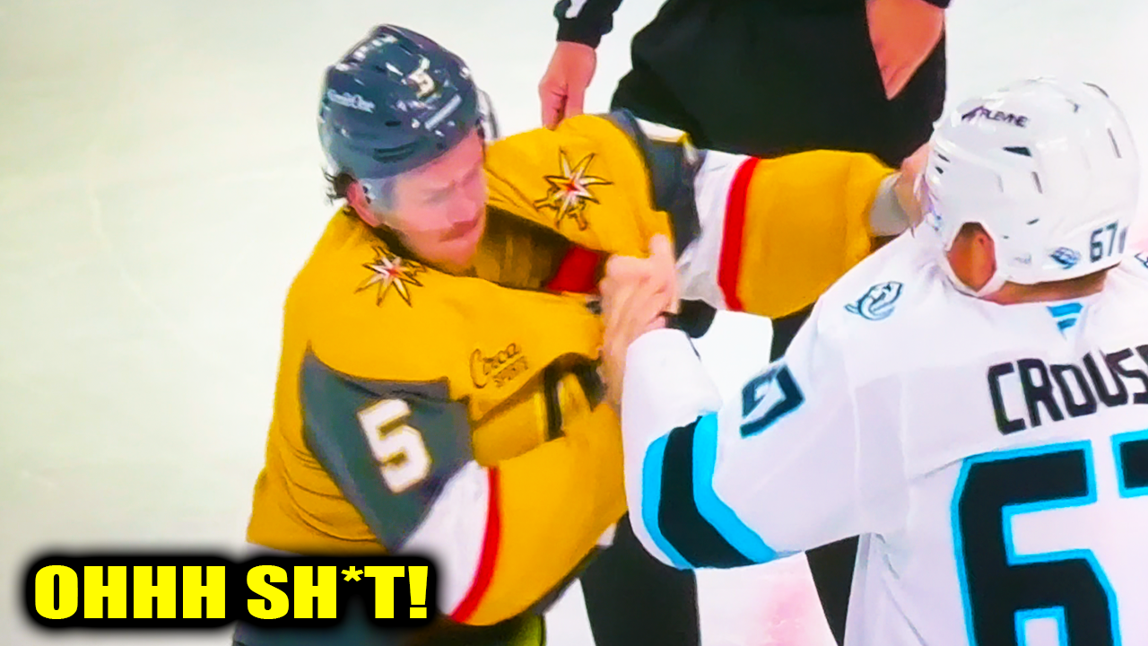 Jeremy Lauzon Lawson Crouse Fight Scrap | Utah Mammoth vs Vegas Golden Knights 2026 Highlights