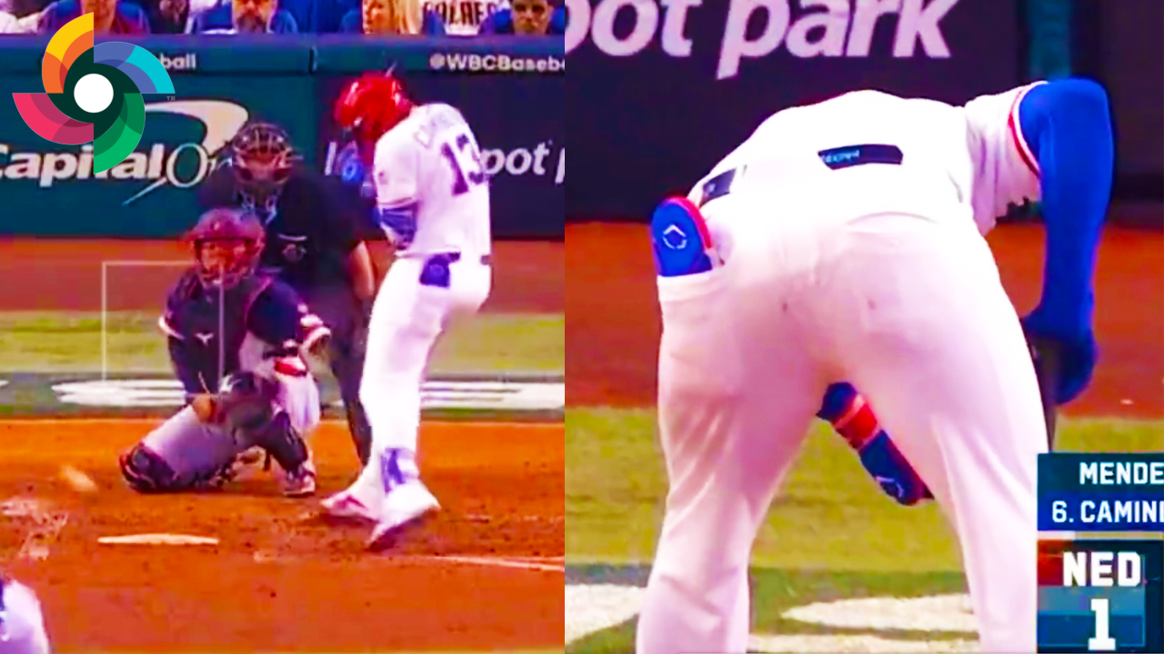 Junior Caminero Hit by Pitch by Luis Severino | Dominican Republic vs Netherlands 2026 World Baseball Classic Highlights