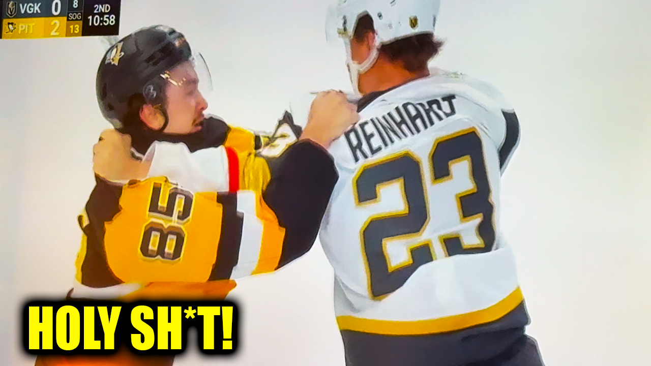 Kevin Hayes Cole Reinhardt Fight Scrap | Vegas Golden Knights vs Pittsburgh Penguins 2026 Highlights