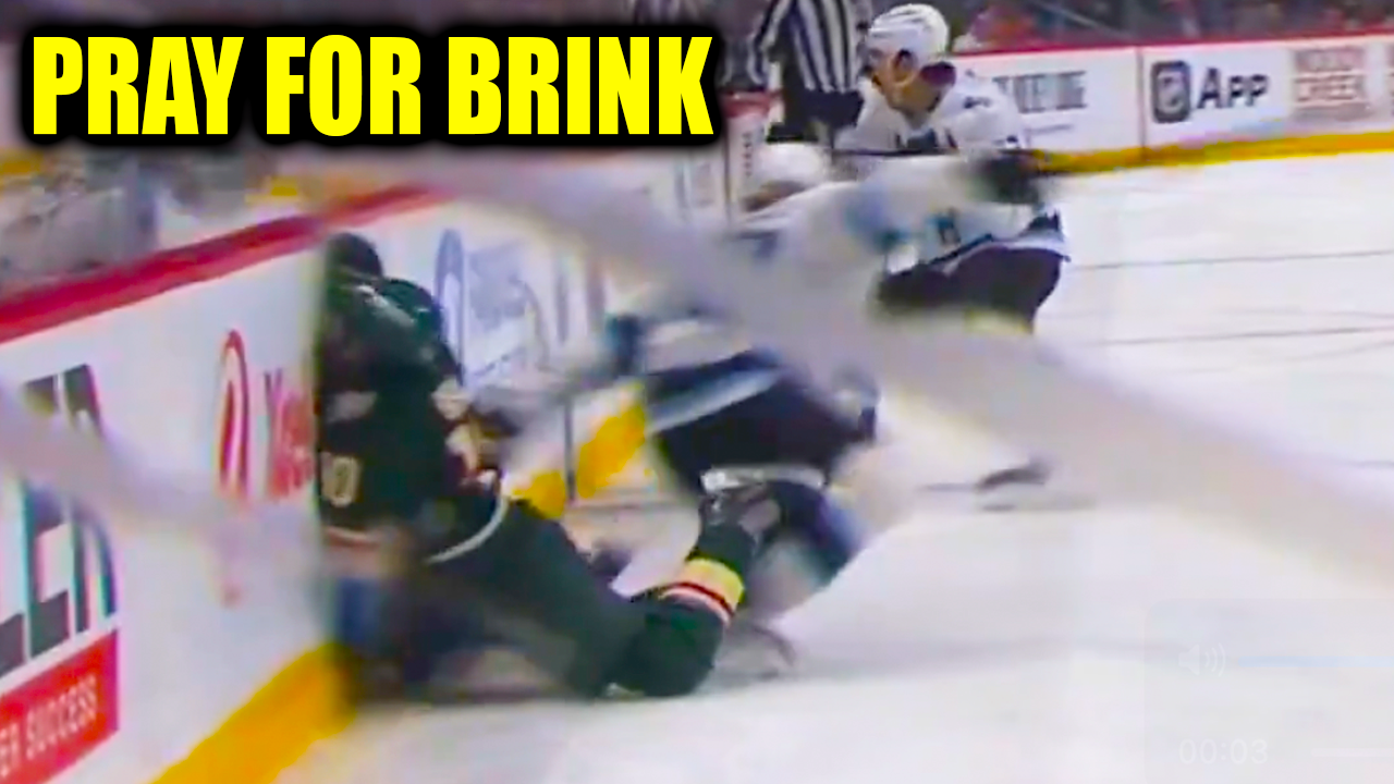 Logan Cooley Hit on Bobby Brink Injury Crashes into Boards | Minnesota Wild vs Utah Mammoth 2026 Highlights