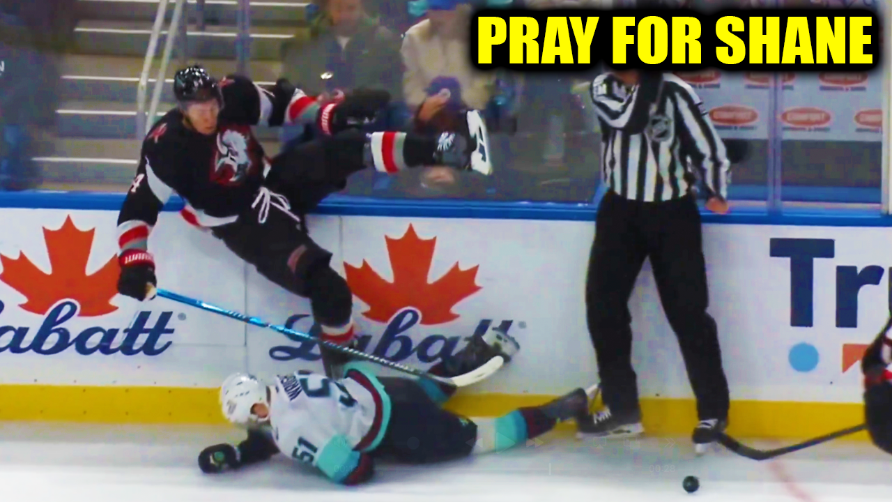 Logan Stanley HUGE Hit on Shane Wright Injury | Seattle Kraken vs Buffalo Sabres 2026 Highlights