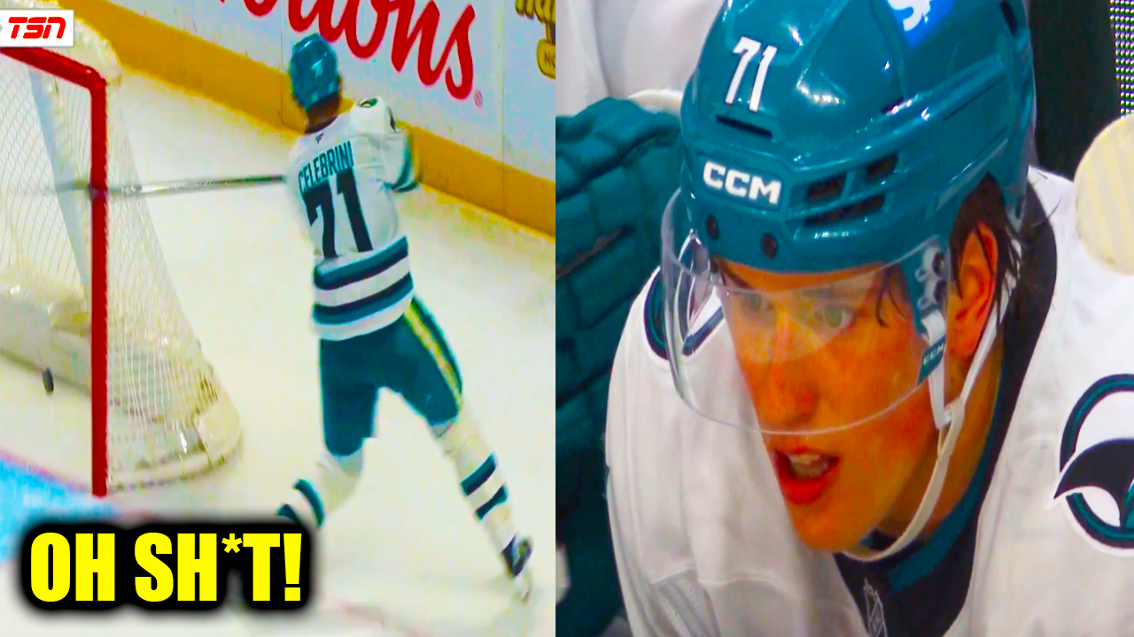 Macklin Celebrini Angry Breaks Stick on Goal After Loss in Ottawa | Senators vs San Jose Sharks 2026 Highlights