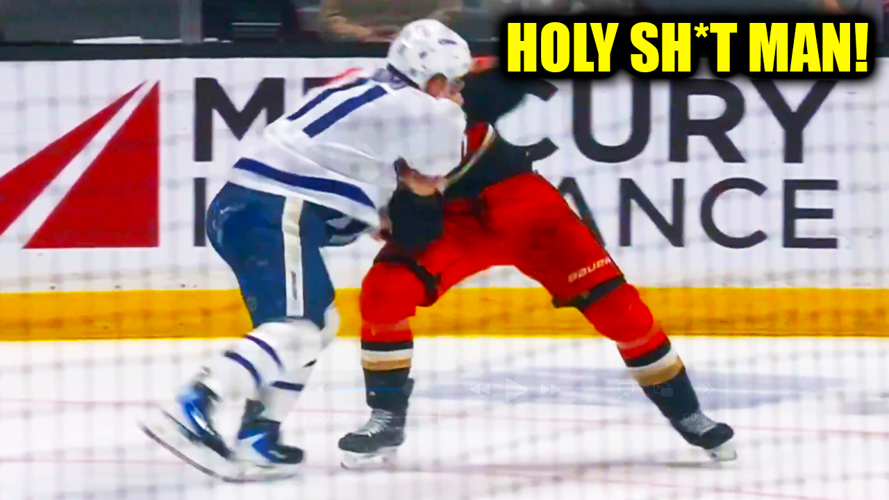 Max Domi Pavel Mintyukov Fight Scrap | Toronto Maple Leafs vs Anaheim Ducks 2026 Highlights
