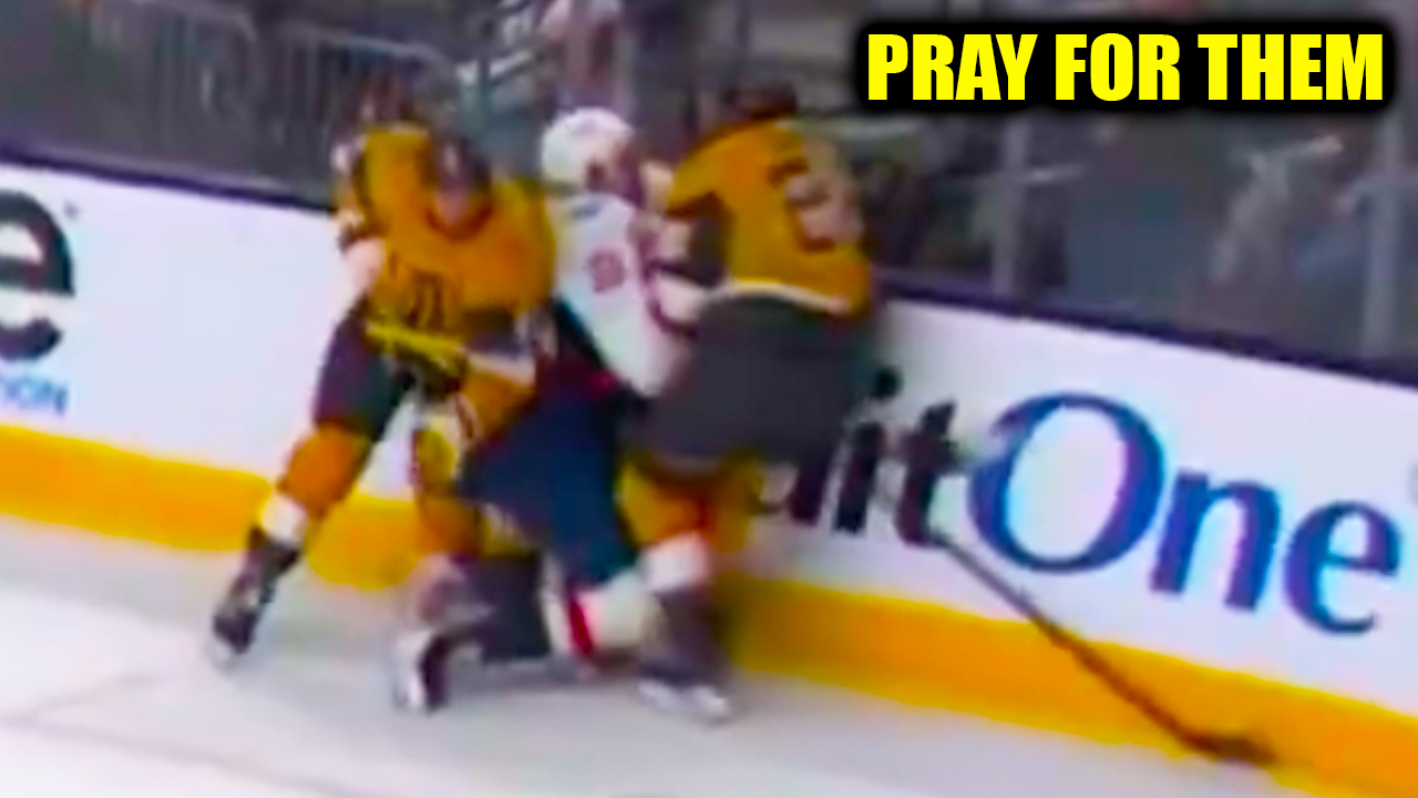 Nic Dowd Aliaksei Protas Injury Collision | Golden Knights vs Capitals 2026 Highlights