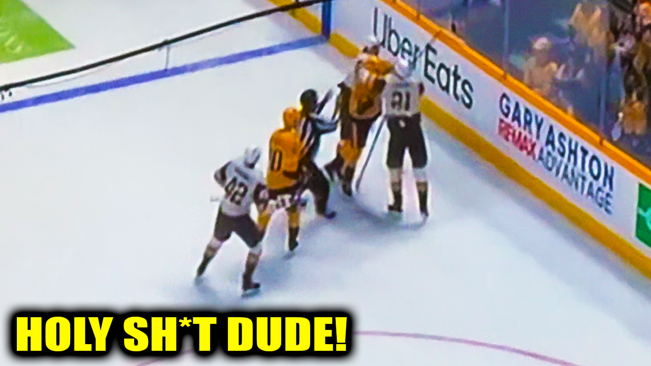 Ozzy Wiesblatt Injury Brett Howden Fight Scrap | Predators vs Golden Knights 2026 Highlights