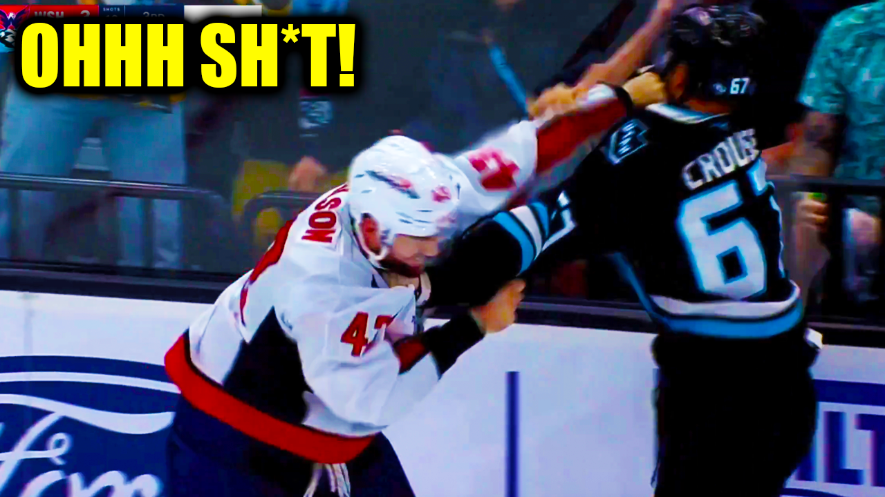 Tom Wilson Lawson Crouse Fight Scrap | Washington Capitals vs Utah Mammoth 2026 Highlights