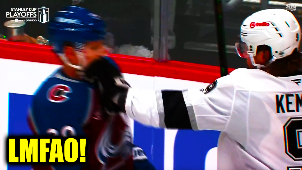 Adrian Kempe Shoves Nathan MacKinnon in the Face | Avalanche vs LA Kings 2026 Playoffs Highlights
