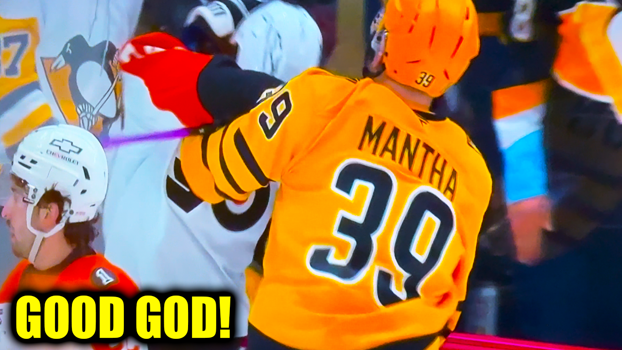 Anthony Mantha Owen Tippett Fight | Philadelphia Flyers vs Penguins 2026 Playoffs Highlights
