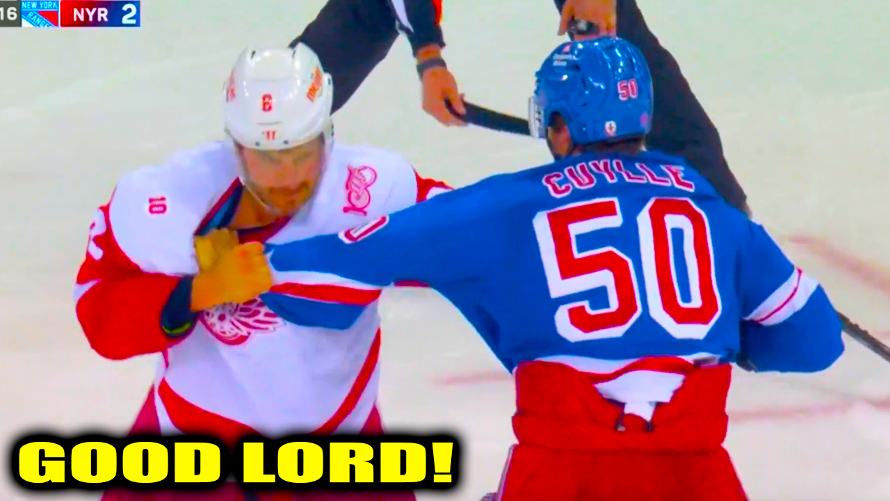 Ben Chiarot Cuylle Fight Scrap | New York Rangers vs Detroit Red Wings 2026 Highlights