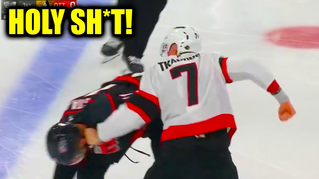 Brady Tkachuk Jordan Staal Fight Opening Faceoff | Ottawa Senators vs Carolina Hurricanes 2026 Highlights