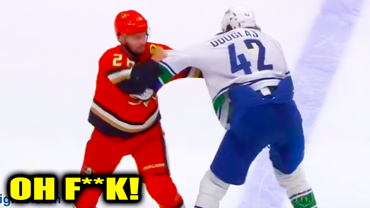 Curtis Douglas Jeffrey Viel Fight Scrap | Anaheim Ducks vs Vancouver Canucks 2026 Highlights