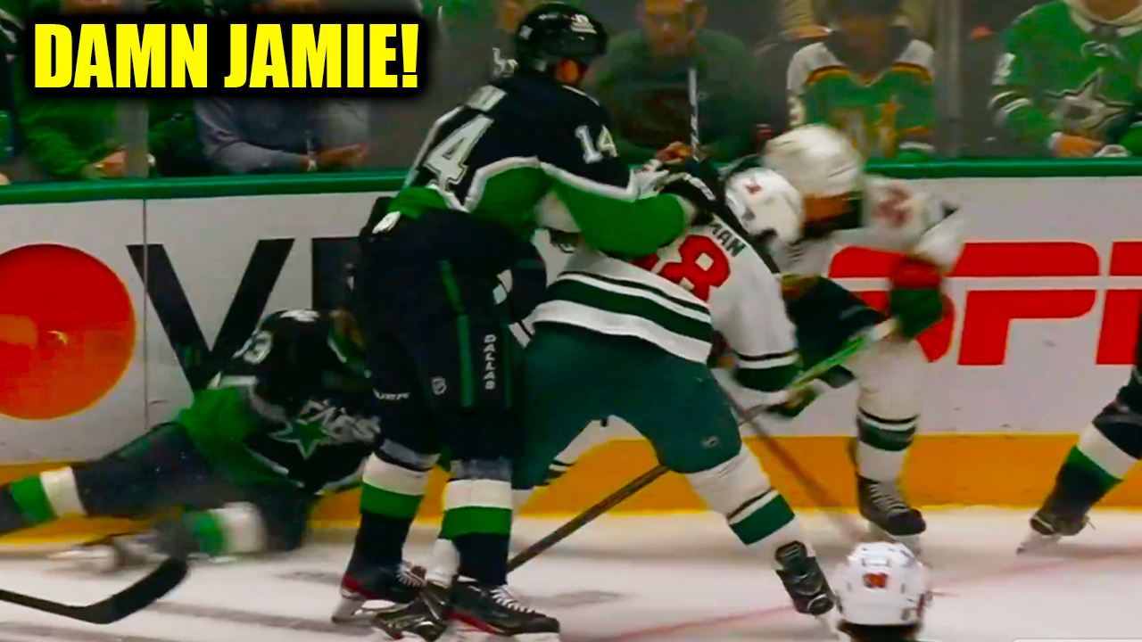 Jamie Benn Cross Checking Ryan Hartman Injury | Dallas Stars vs Minnesota Wild 2026 Highlights