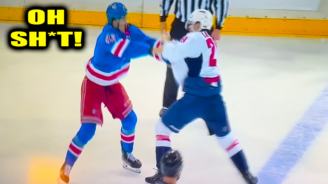 Noah Laba Hendrix Lapierre Fight Scrap | New York Rangers vs Washington Capitals 2026 Highlights