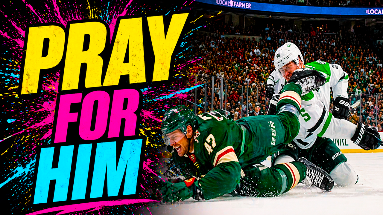 Nils Lundqvist Injury Cut by Skate By Marcus Foligno | Minnesota Wild vs Dallas Stars 2026 Highlights