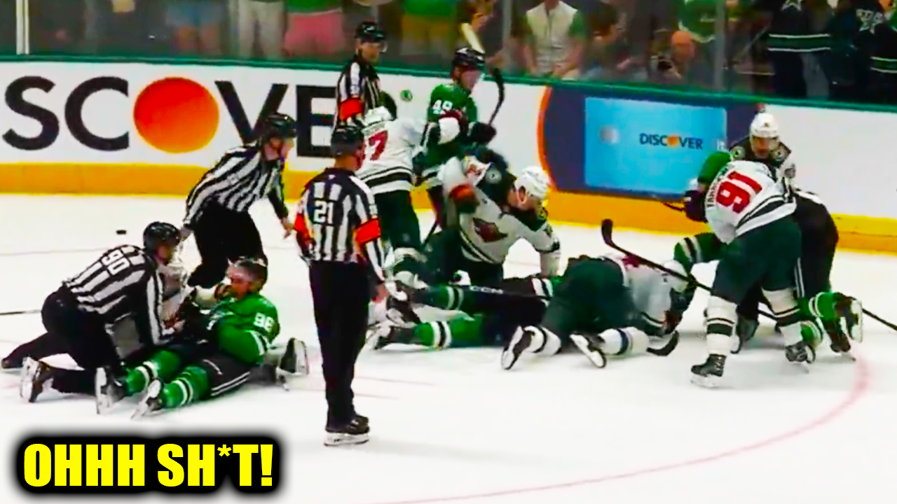 Quinn Hughes Mikko Rantanen Fight & THomas Harley Matt Boldy Scrap | Wild vs Stars 2026 Highlights