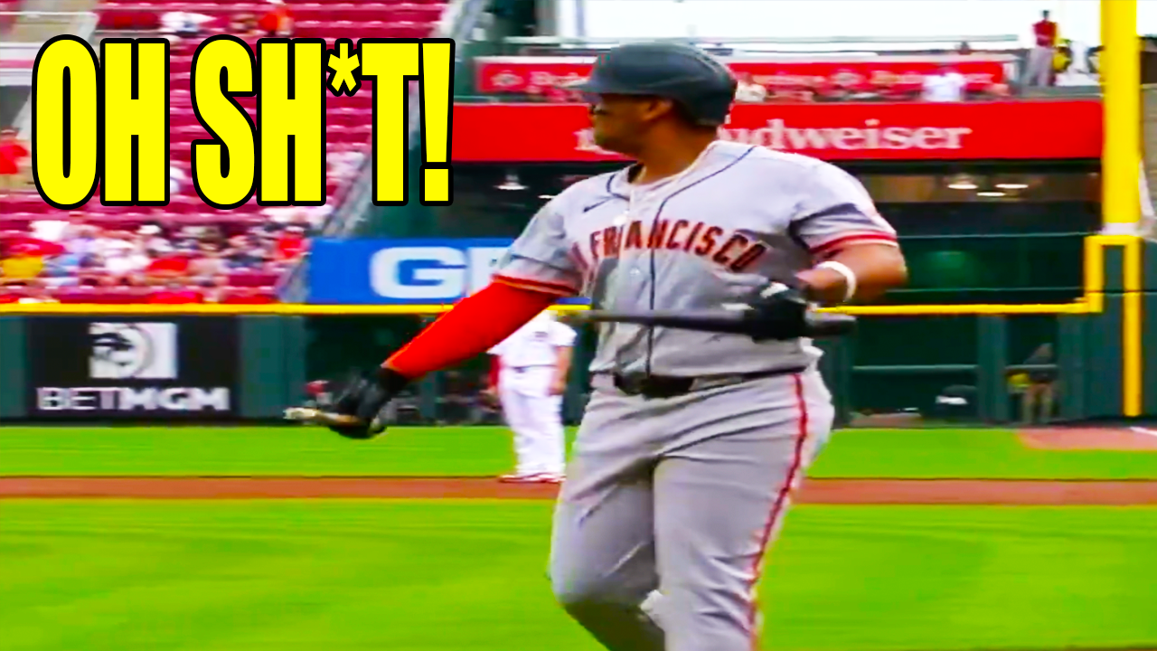 Rafael Devers Angry Strikes Out, Breaks Bat in Half | Giants vs Reds 2026 Highlights
