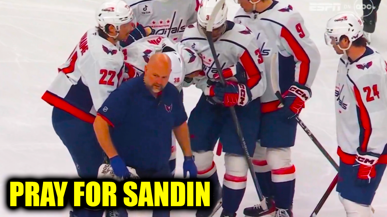 Rasmus Sandin Injury MAJOR Hit from Justin Brazeau | Penguins vs Capitals 2026 Highlights
