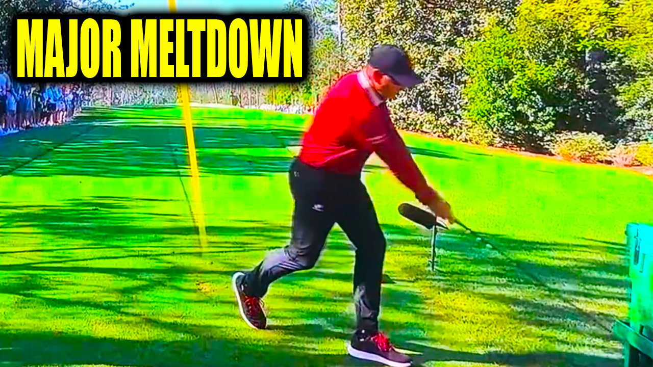 Sergio Garcia Meltdown – Breaks Driver – Carries Jon Rahm’s Bag 2026 Masters Highlights