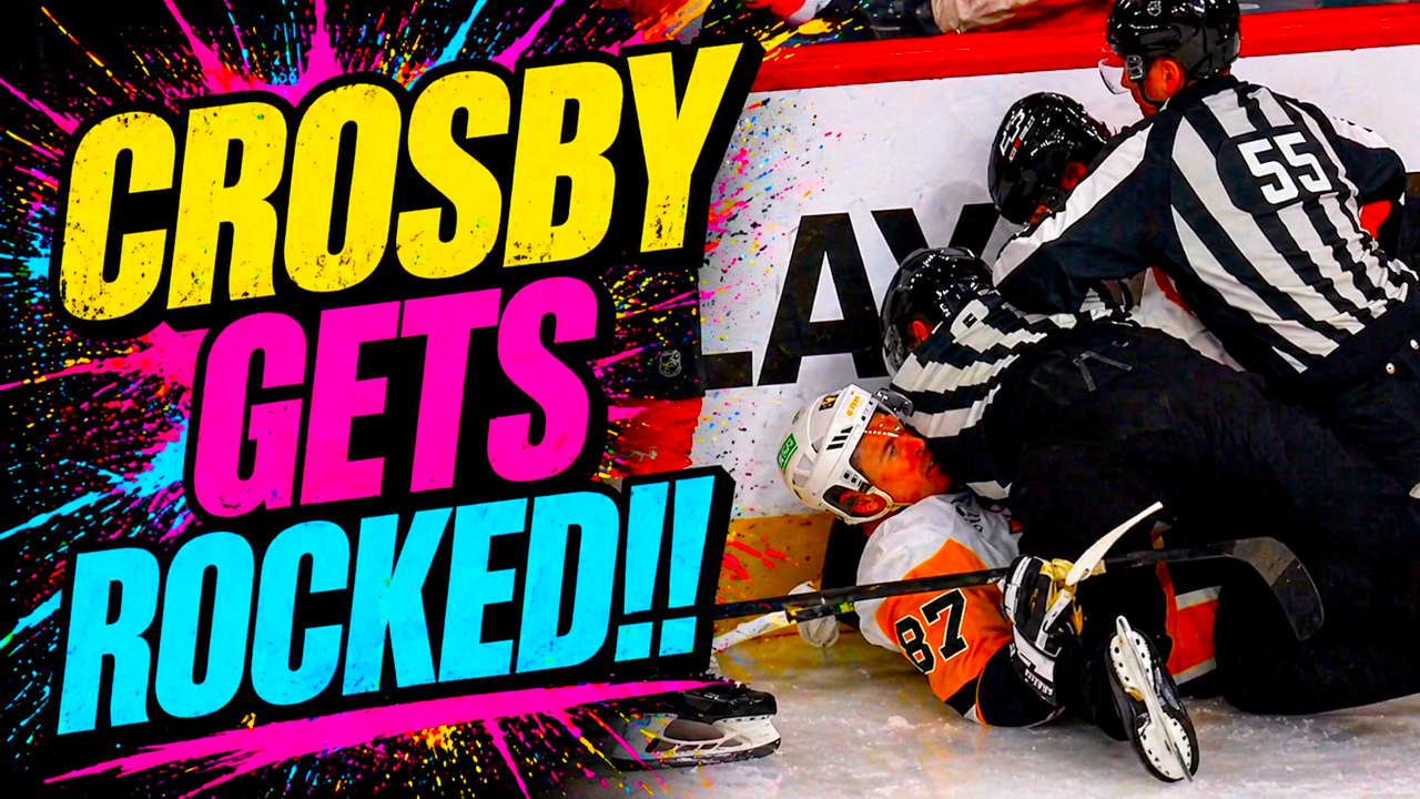 Sidney Crosby Travis Sanheim Fight Scrum | Pittsburgh Penguins vs Philadelphia Flyers 2026 Highlights