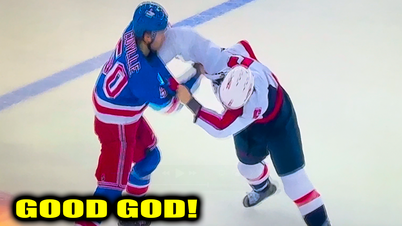 Will Cuylle Jakob Chychrun Fight Scrap | New York Rangers vs Washington Capitals 2026 Highlights