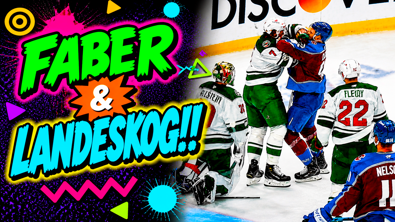 Brock Faber Gabriel Landeskog Fight Scrap | Colorado Avalanche vs Minnesota Wild 2026 Highlights