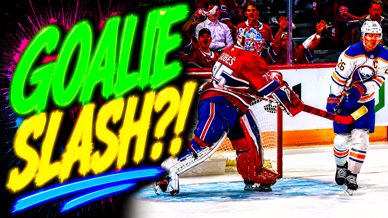 Rasmus Dahlin gave Jakub Dobes a shot, then Dobes returned the favour with a slash to Dahlin | Sabres vs Canadiens 2026 Highlights