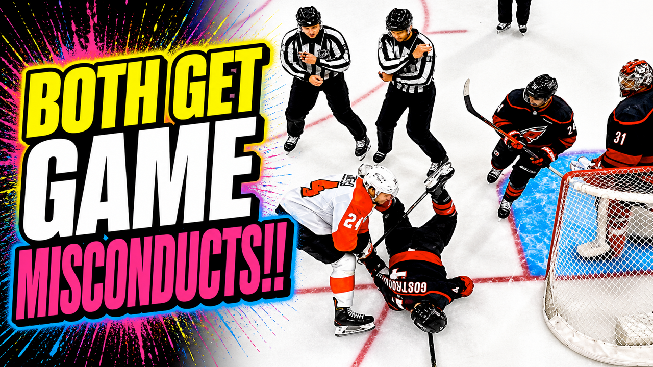 Shayne Gostisbehere & Nick Seeler 10 Minute Misconducts | Flyers vs Hurricanes 2026 Highlights
