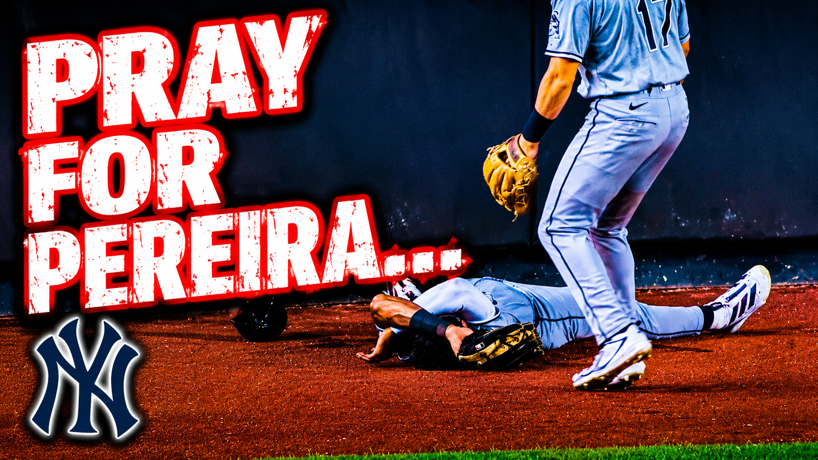 Everson Pereira Injury (Concussion) Crashes into Fence | Yankees vs White Sox 2026 Highlights