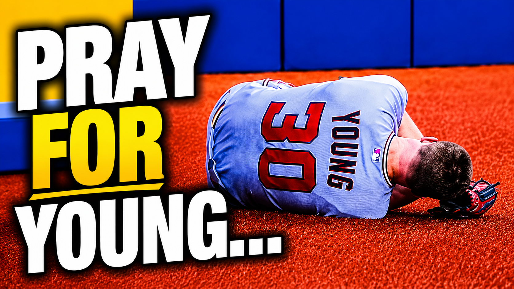 Jacob Young Injury Crash into Wall Leaves Game | Nationals vs Tampa Bay Rays 2026 Highlights