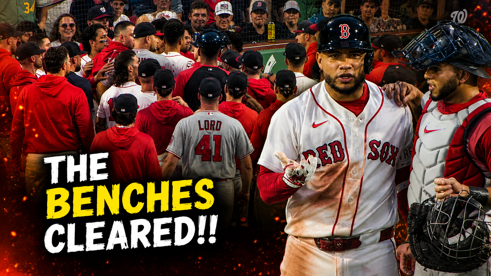 Willson Contreras Cade Cavalli Fight Benches Clear Ejections | Red Sox vs Nationals 2026 Highlights