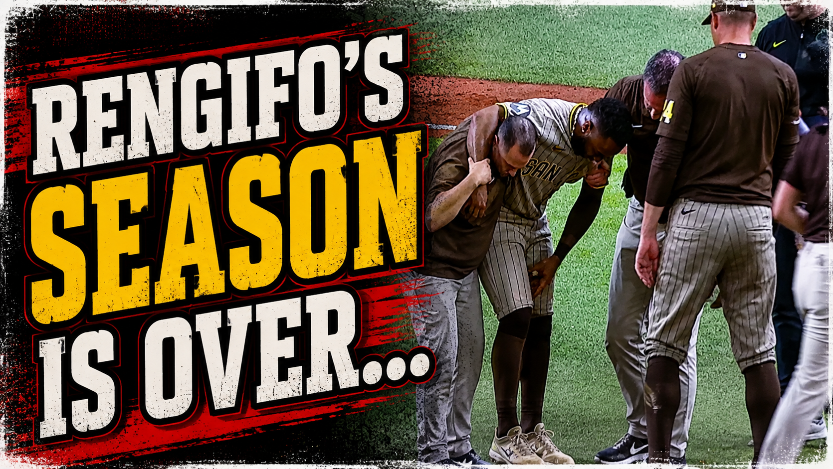 Luis Rengifo Injury torn ligament in his knee | San Diego Padres vs Tampa Bay Rays 2026 Highlights