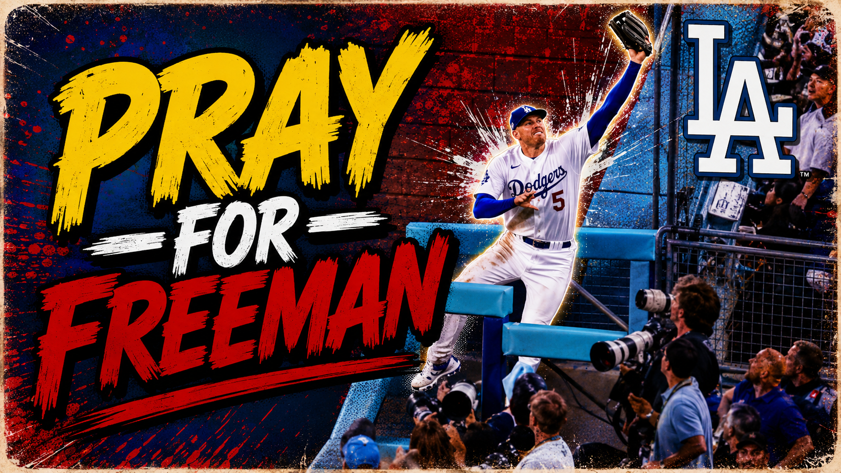 Freddie Freeman Injury Falls into Royals Dugout | Dodgers vs Royals 2026 Highlights