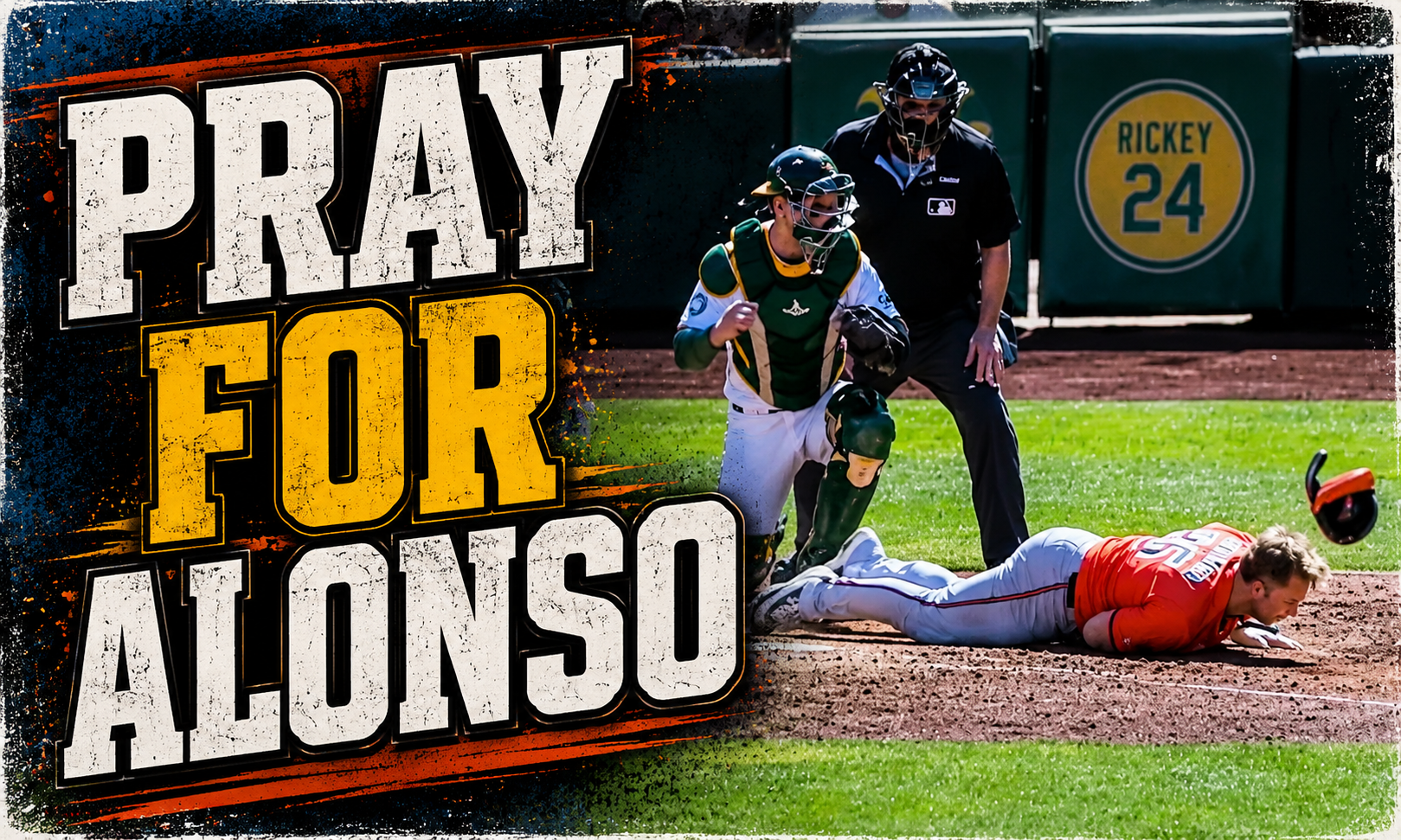 Pete Alonso Injury Hit in Head with Pitch by Kade Morris | Orioles vs Athletics 2026 Highlights