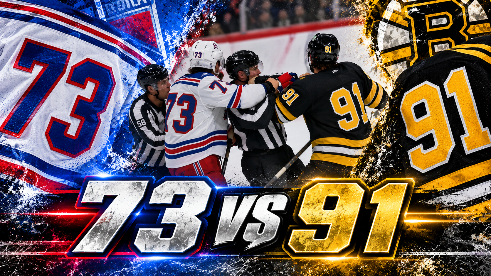 Matt Rempe Nikita Zadorov Fight Almost Happens | New York Rangers vs Boston Bruins 2026 Highlights
