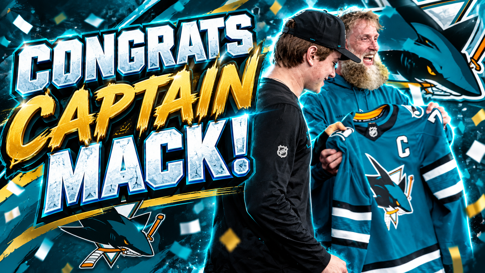 Joe Thornton presents Macklin Celebrini with the “C” Captaincy | 2026 San Jose Sharks Highlights